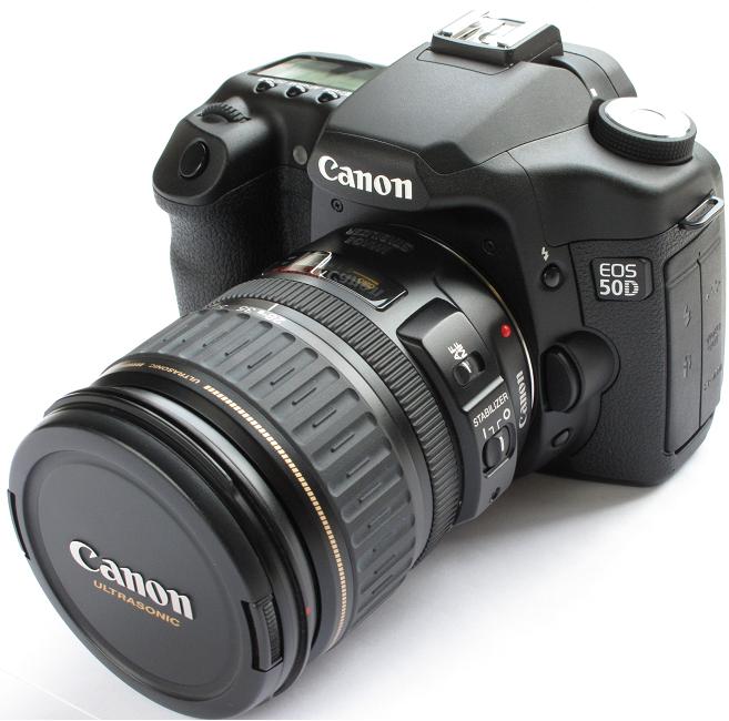 canon 50D with 28 135 IS USM and BG e2n battery grip large image 0