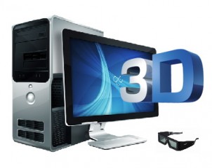 3D Glass(nVIDIA) for any Computer with 3D SBS BluRay Movies