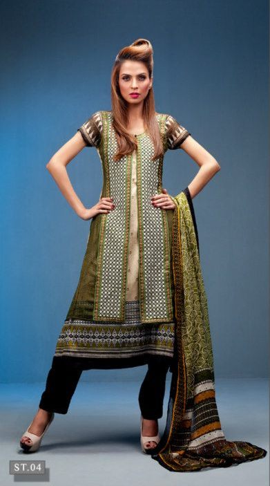 Feminine Embroidered Designer Pakistani Lawn large image 0
