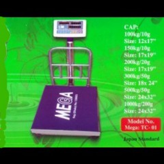 Mega Digital weight scales 10gm to 150 kg