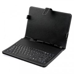 7 Leather Tablet Keyboard Case mini usb
