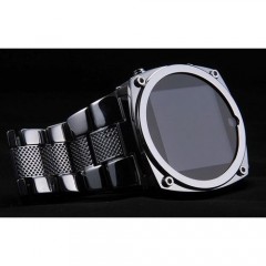 TW818 1.6 Inch of Ultra-thin All Steel Belt Camera MP3 Watch