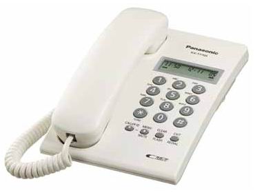 Panasonic KX-T7703 Single Line Telephone Set with Caller-ID large image 0