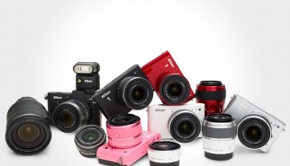 Nikon 1 J1 with 10-30mm and 30-110mm lenses