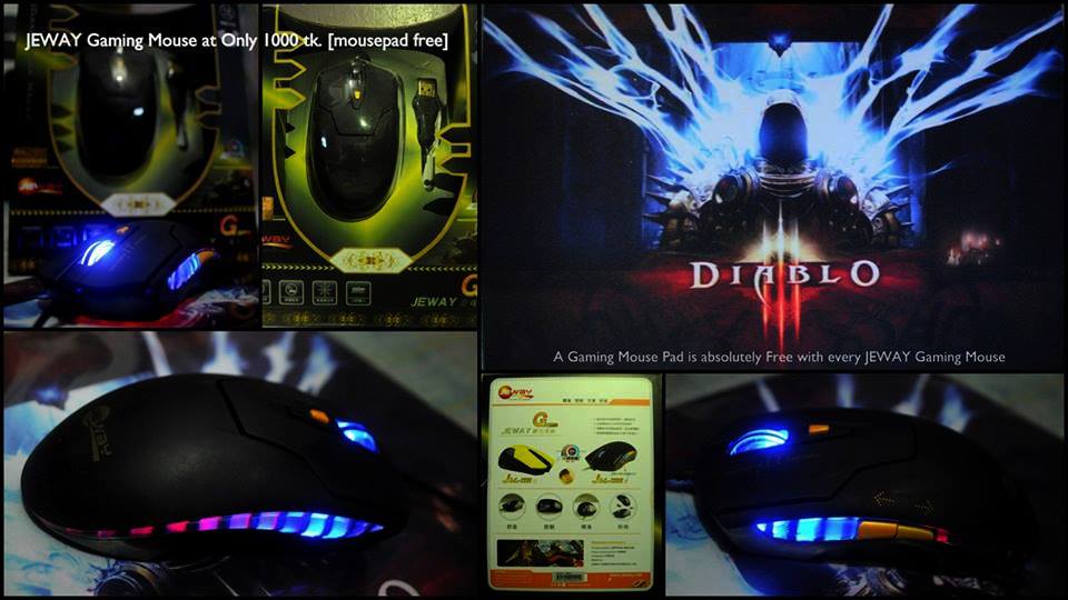 Gaming Mouse with Free Gaming mouse Pad large image 0