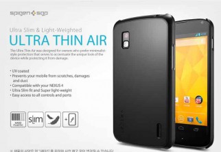 Nexus 4 Case Cover Spigen SGP Nexus 4 Ultra Thin Air Case