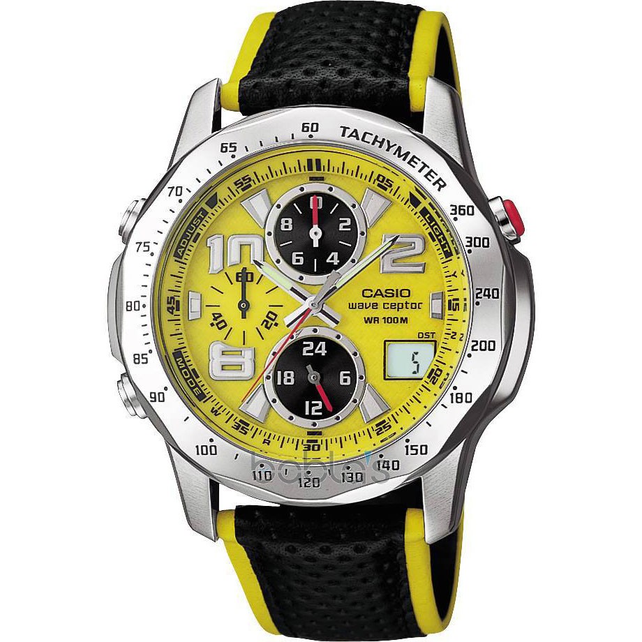 Casio Wave Ceptor Chronograph Watch large image 0