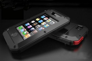 Aluminum Metal Case wid Gorila Glas for iPhone 4 water proof