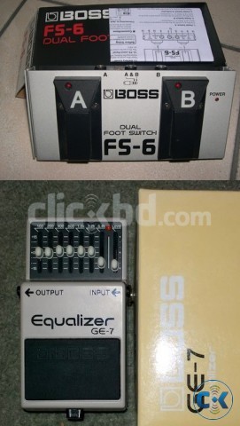 Boss GE7 EQ and Boss FS6 Dual Foot Switch for sale . large image 0