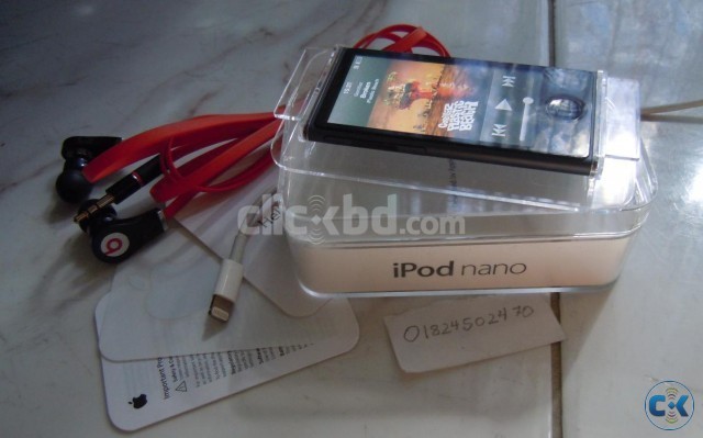 LATEST IPOD NANO 7TH GEN MULTITOUCH SCREEN large image 0