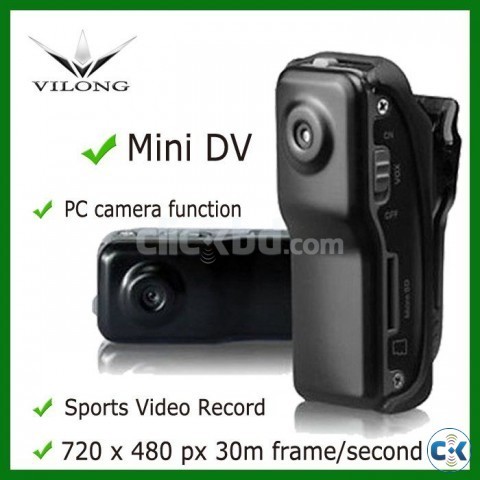 Free shipping - DVR Sports Video Camera MD80 large image 0