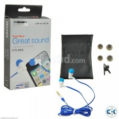 New Awei ES 300i Plug In ear headphone