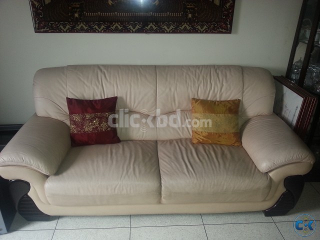 Exclusive Italian Leather Sofa Set large image 0