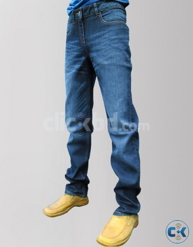 Men s Wrangler Blue Slim Fit Jeans Pants large image 0