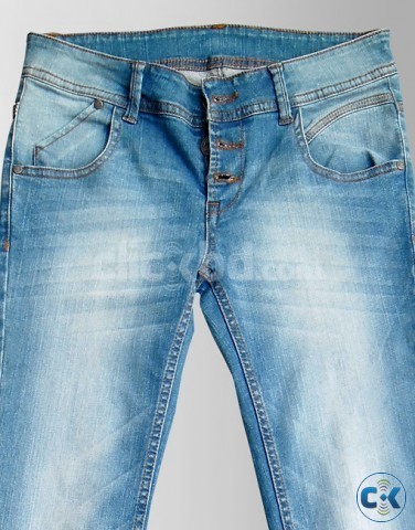 Women s Light Blue Colored Jeans Pants large image 0