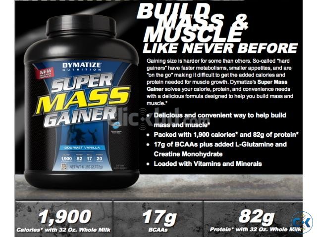 Dymatize Super Mass Gainer 6 lb Serious Weight Gainer  large image 0