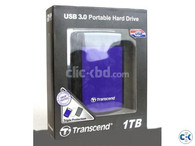NEW Transcend StoreJet PORTABLE 1TB with Movies large image 0