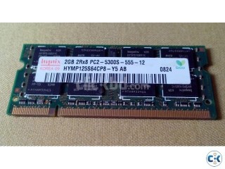 HYNIX 2GB DDR2 667 BUS SPEED LAPTOP RAM