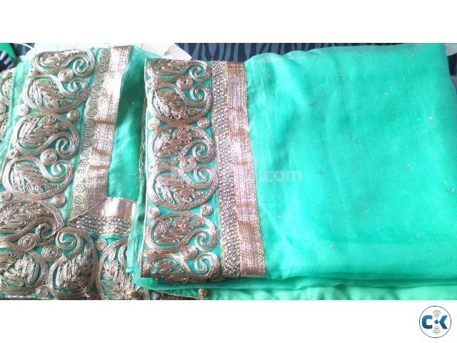 Brand new Moslin saree From own Butics house  large image 0