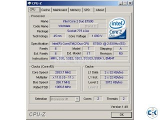 Core2 Duo E7500 Gigabyte 945 GCM 3GB DDR2 ram 400watt psu