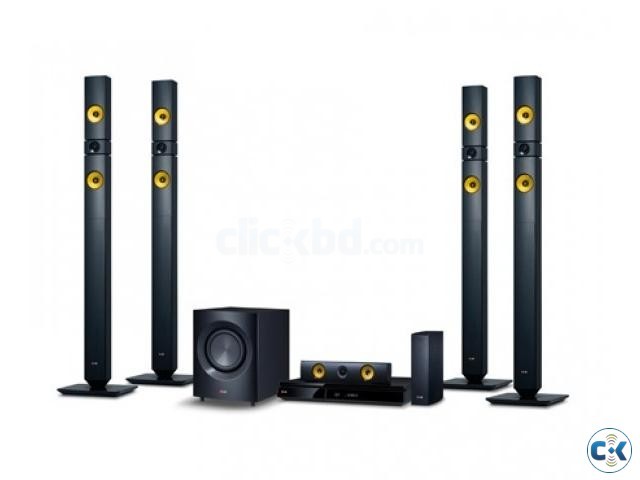 LG 3D BLURAY HOME THEATER BH7530 rear wireless speaker large image 0