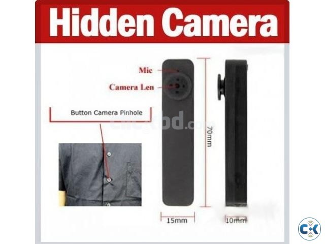 Shirt Button 8GB Hidden Mini Spy HD Video Camera large image 0