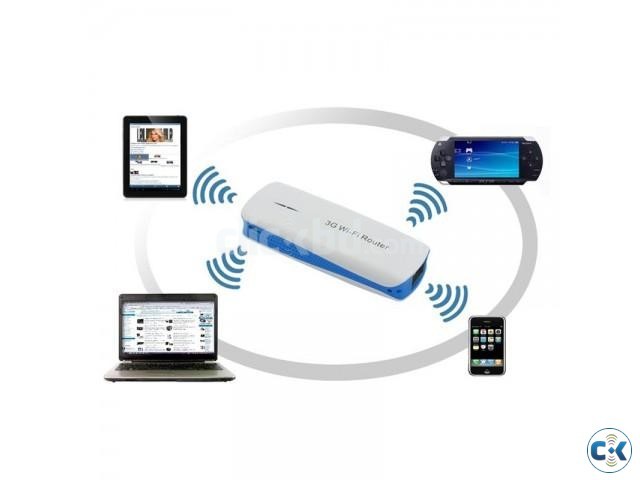 Pocket Wifi Router with Power Bank large image 0