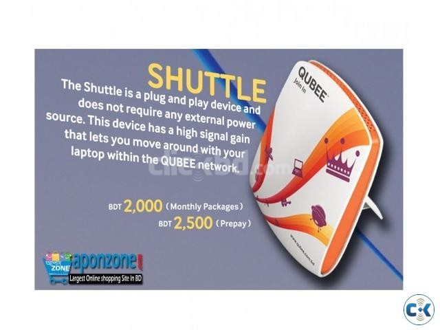 Qubee Shuttle Rover Postpaid Modem Home Office Delivery large image 0