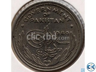 2 OLD COIN 1 RUPEE 50PAISA OF PAKISTAN