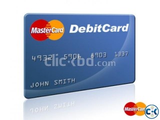International Debit MasterCard Visa card for Bangladeshi