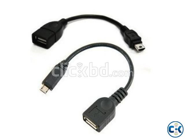 Micro USB Host Cable OTG usb cable for Tablet PC Smartphon large image 0