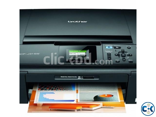 Brother DCP-J315W Wirelss Color Inkjet All-in-one Printer large image 0