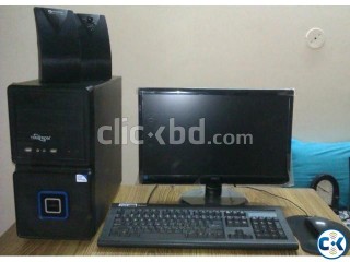 Office Used Full Desktop With Lcd and Speaker Only For 8500