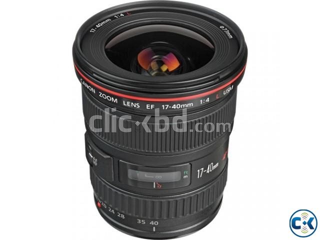 canon EF 17-40mm f 4L USM Ultra-Wide Zoom lens large image 0