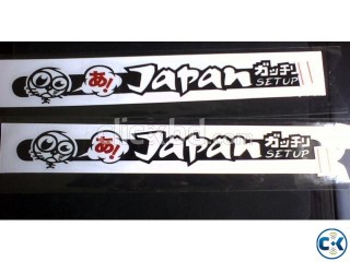 Japan Set up Vinyl Cut Car Stickers