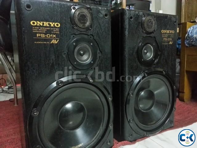 ONKYO 6 OHMS 150 WATT MID TOWER SPEAKER JAPAN FRESH. large image 0