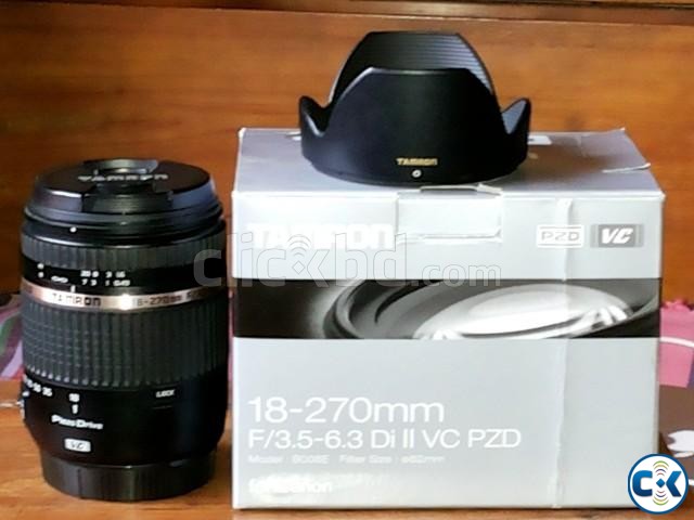 Tamron 18-270 Di II VC PZD Lens for Canon Mount large image 0