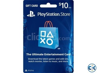 US Playstation 10 Dollars Card Digital Code