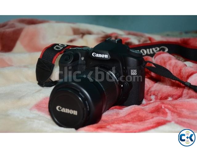 CANON 50D with 55-250mm IS 18-55mm IS Lens large image 0