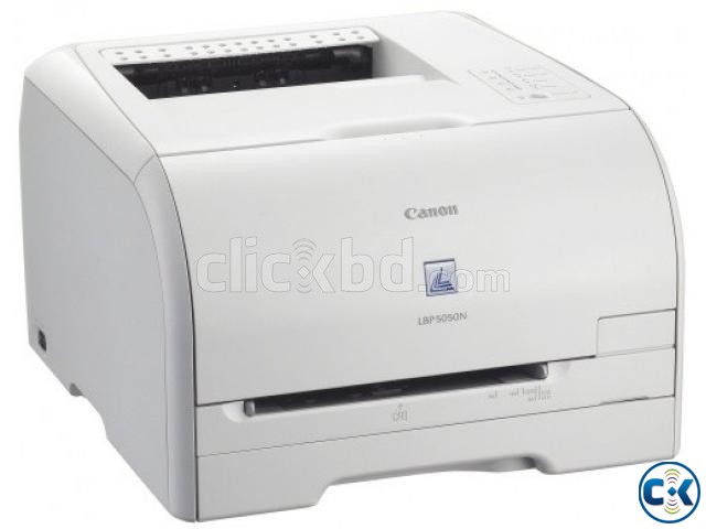 Canon LBP 5050N Color Laser Printer with network large image 0