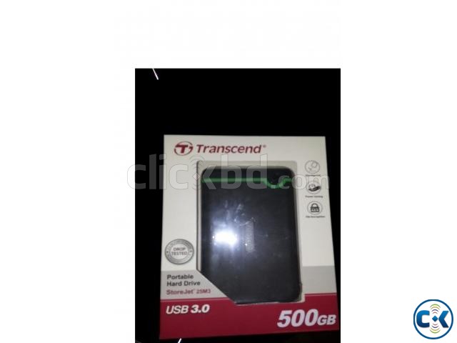 Transcend s StoreJet 25M3 portable hard drive with warrenty large image 0