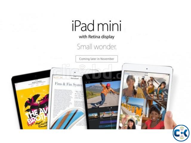 iPad mini with Retina display wifi cellular 32BG Silver large image 0