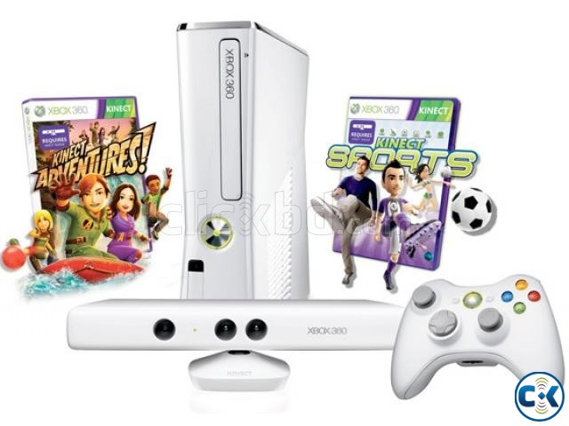 Xbox 360 Kinect Sensor Special Edition while color large image 0