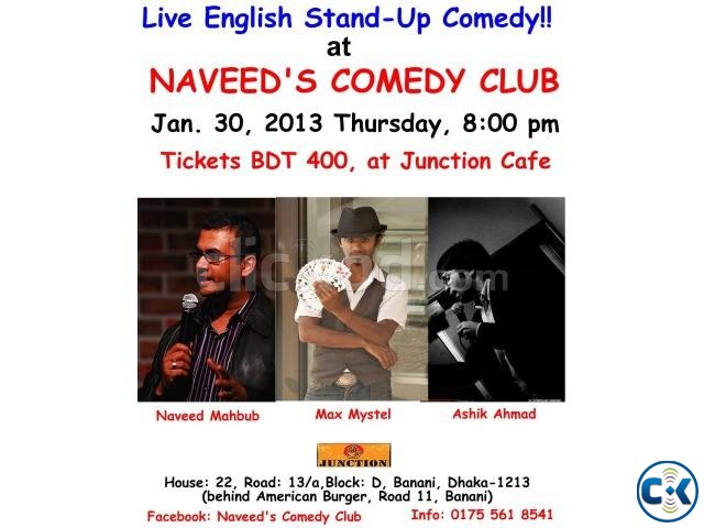 Stand-up Comedy Show at Naveed s Comedy Club large image 0