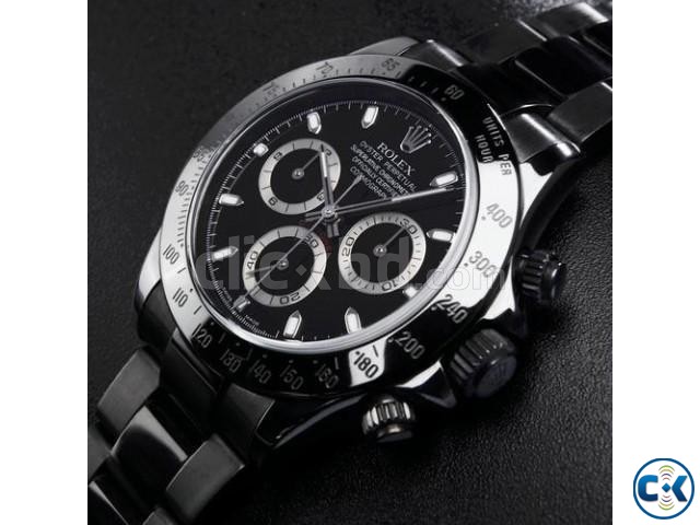 Rolex daytona black watch large image 0