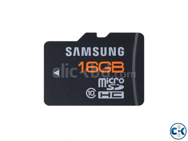Samsung Micro SD 16GB memory large image 0