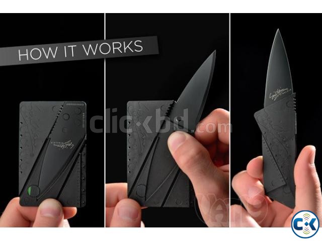 Eid Offer Ultra Thin Credit Card Folding Army Knife large image 0