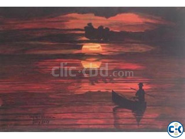 Oil Painting Sunset  large image 0