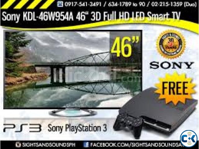 SONY BRAVIA 55INCH SMART 3D INTERNET TV MODEL W954A large image 0