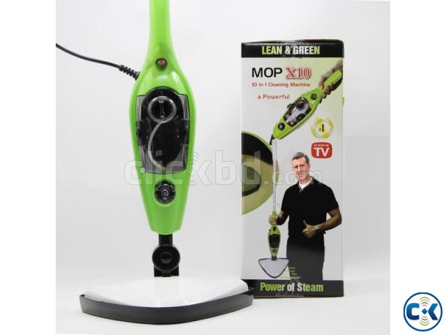 H2O Mop X10 10 in 1 Green Steam Mop As Seen on TV  large image 0